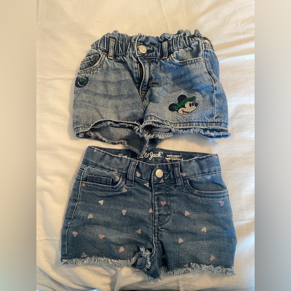 Bundle of Girls Shorts - Minnie and Hearts
